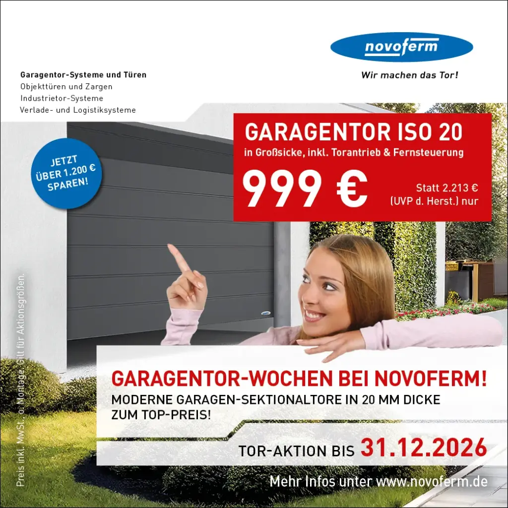 Sektionaltor ISO 20
